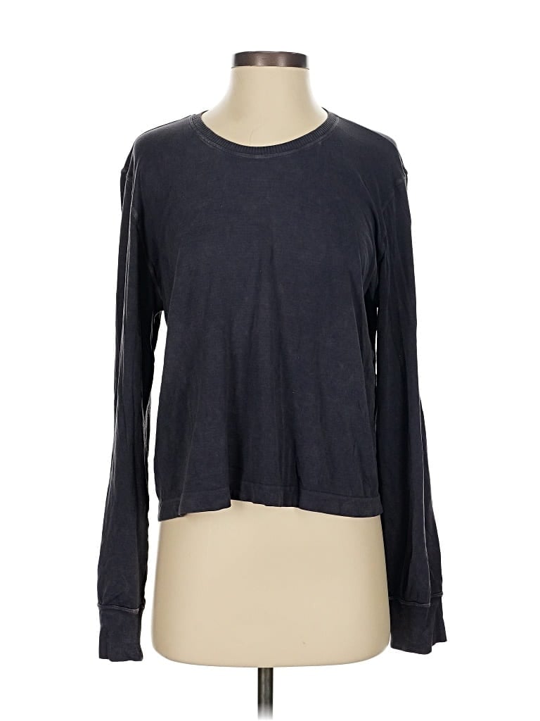 Pre-owned Spiritual Gangster Long Sleeve T-shirt In Gray