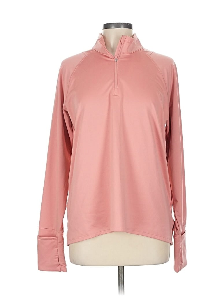 Pre-owned Athleta Sweatshirt In Pink