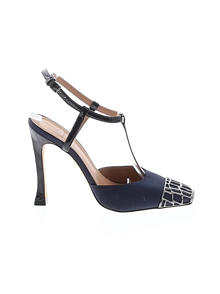 Pre-owned Tory Burch Heels In Blue