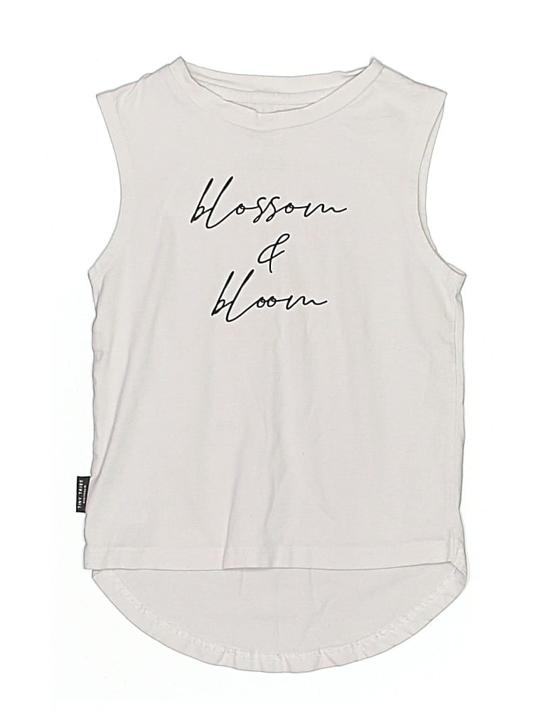 Pre-owned Tiny Tribe Kids' Sleeveless T-shirt In White