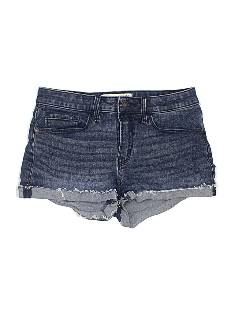 Pre-owned Abercrombie & Fitch Denim Shorts In Blue