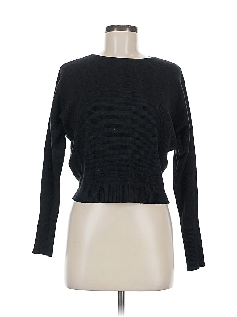 Pre-owned T Tahari Long Sleeve T-shirt In Black