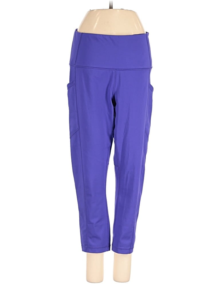 Pre-owned Yogalicious Active Pants In Purple