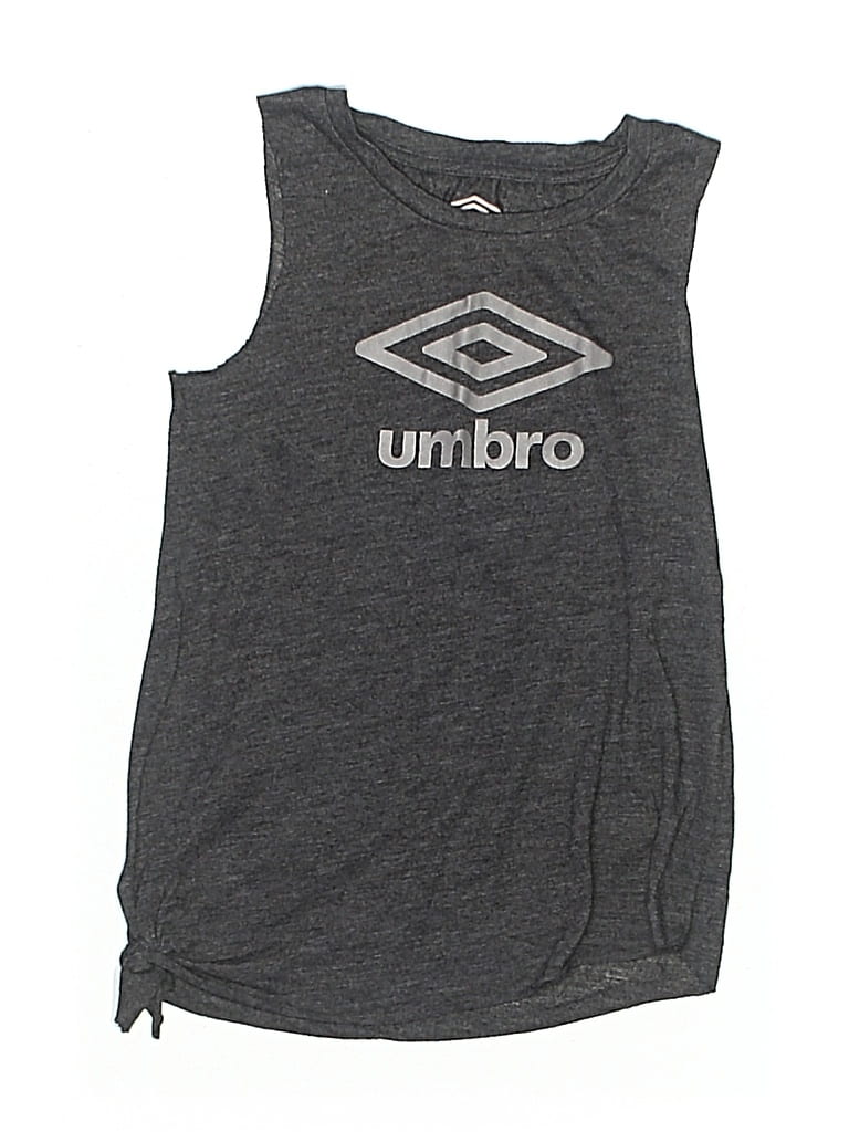 Pre-owned Umbro Kids' Sleeveless T-shirt In Gray