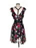 Guess 100% Polyester Hearts Gray Cocktail Dress Size S - photo 2