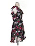 Guess 100% Polyester Hearts Gray Cocktail Dress Size S - photo 4
