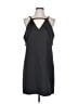 Cooper & Ella Solid Black Cocktail Dress Size L - photo 1