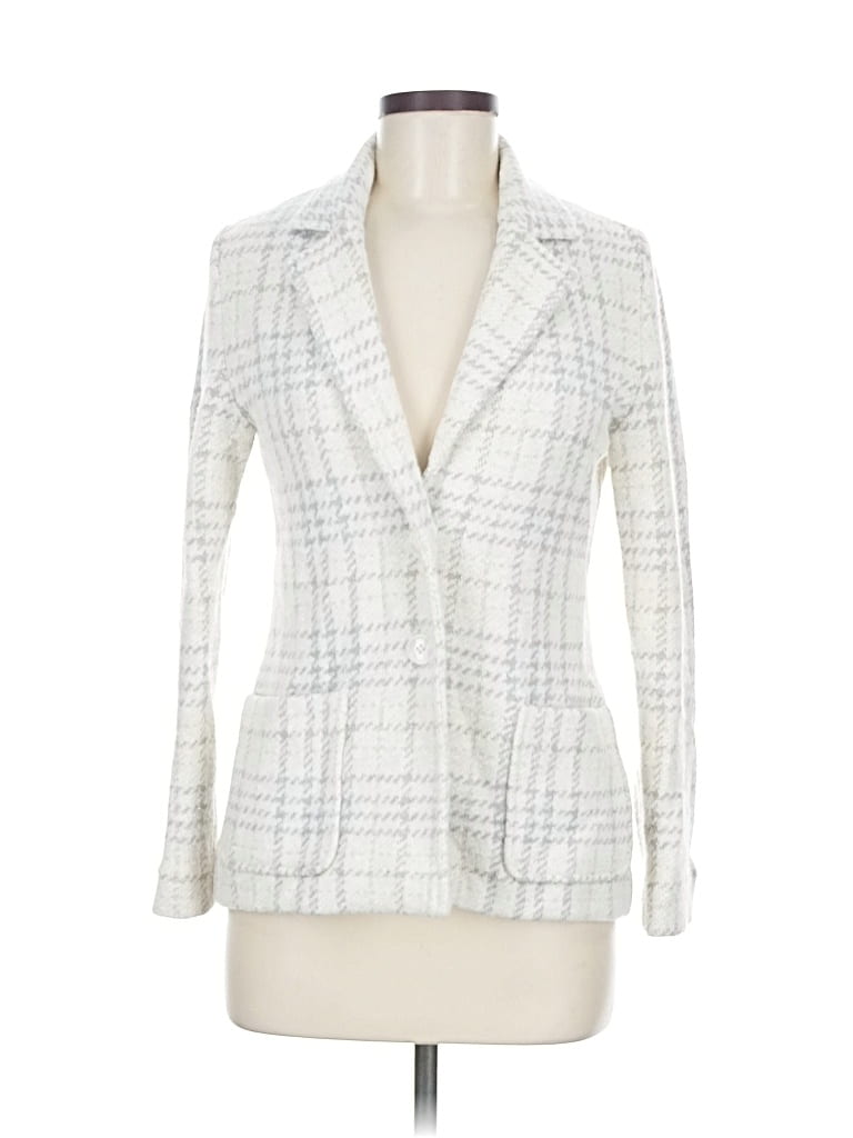 Pre-owned Amina Rubinacci Wool Blazer Jacket In Gray