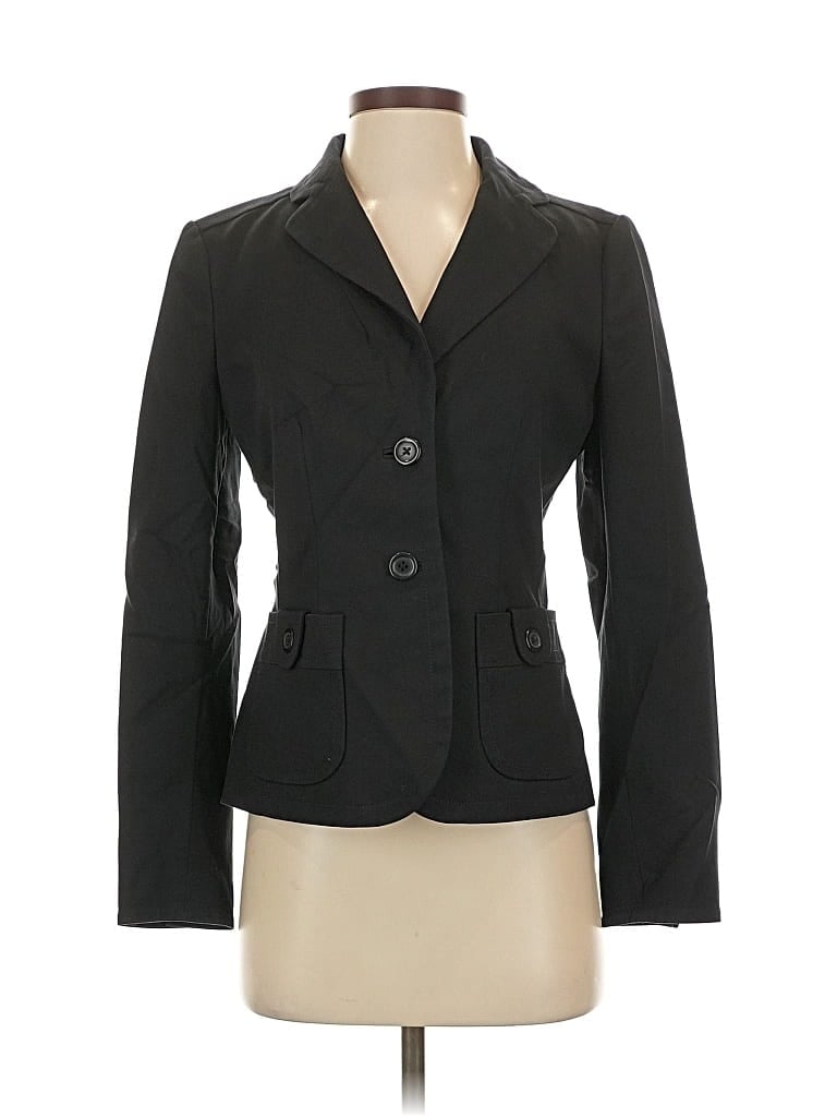 Pre-owned Banana Republic Blazer Jacket In Black