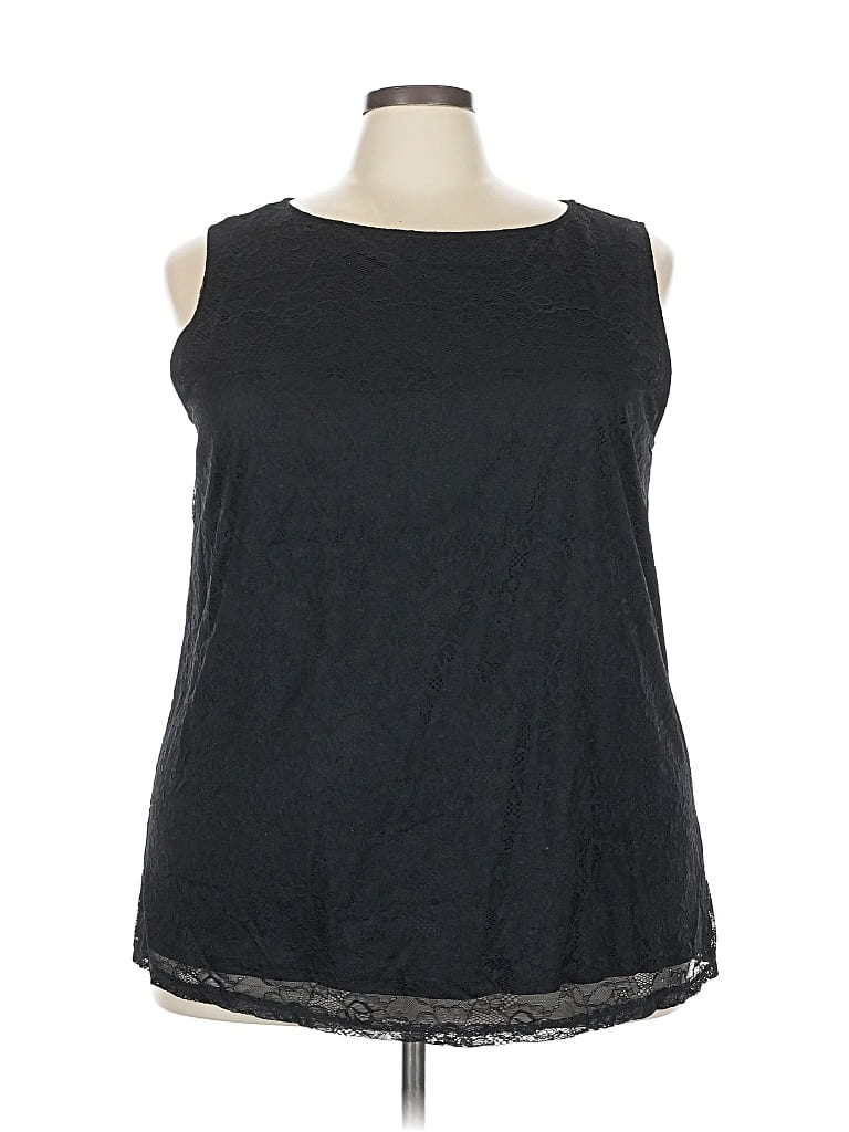 Pre-owned Torrid Sleeveless Blouse In Black