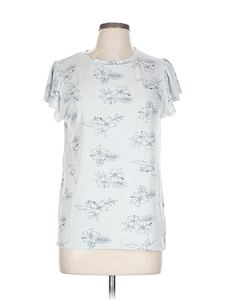 Pre-owned C&c California Short Sleeve T-shirt In Silver