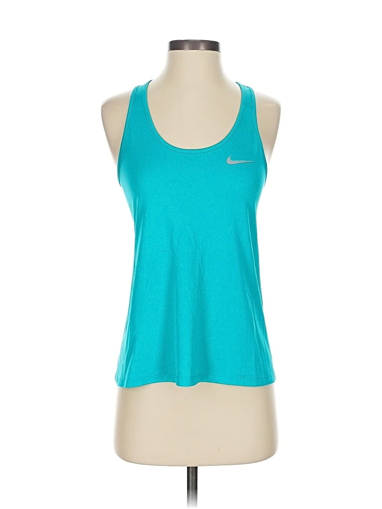Pre-owned Nike Active Tank Top In Blue