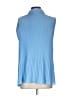 T Tahari 100% Polyester Blue Sleeveless Blouse Size XS - photo 2