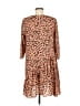 Hayden 100% Polyester Animal Print Brown Casual Dress Size M - photo 2