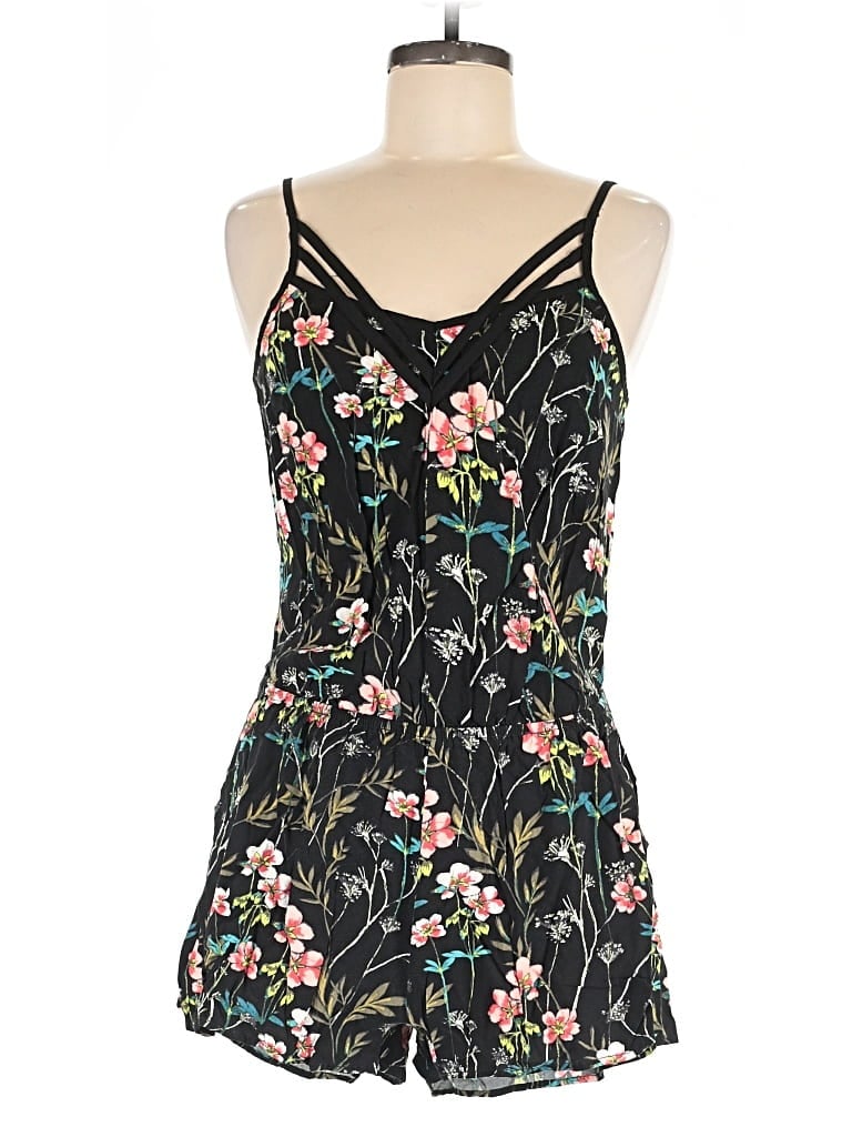 Pre-owned Express Romper In Black