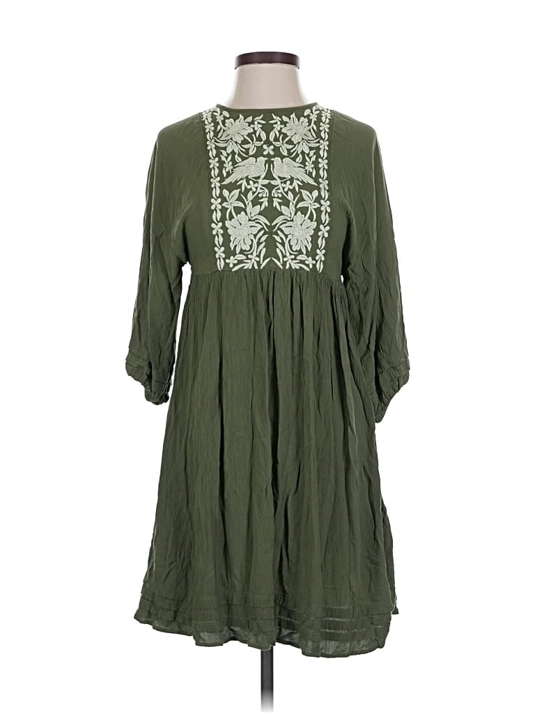 Pre-owned Knox Rose Casual Dress In Green