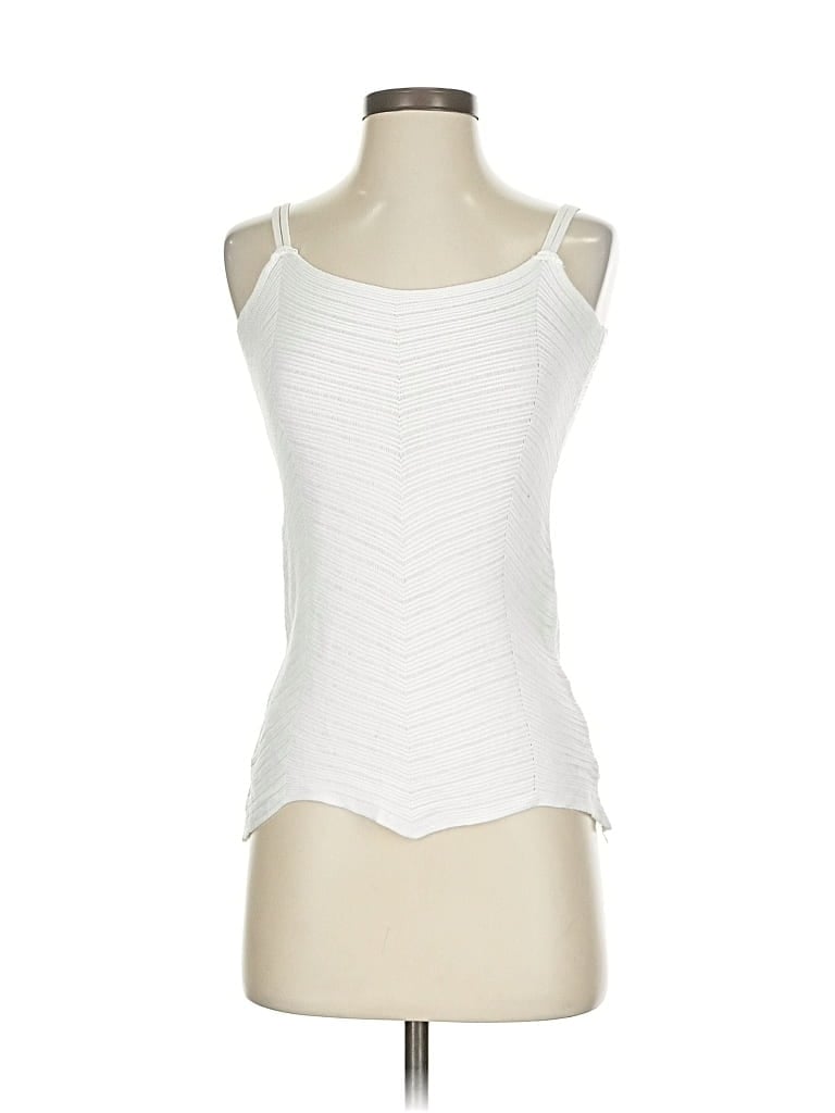 Pre-owned Assorted Brands Tank Top White Strapless Neckline Tops