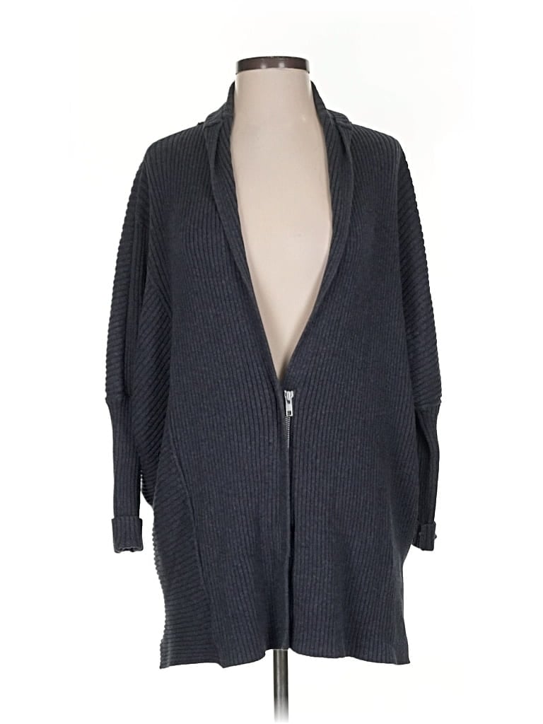 Pre-owned Cabi Cardigan Sweater In Gray