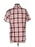 Guess Plaid Red Short Sleeve Button-Down Shirt Size S - photo 2