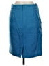 J.Crew 100% Wool Solid Blue Wool Skirt Size 6 - photo 2