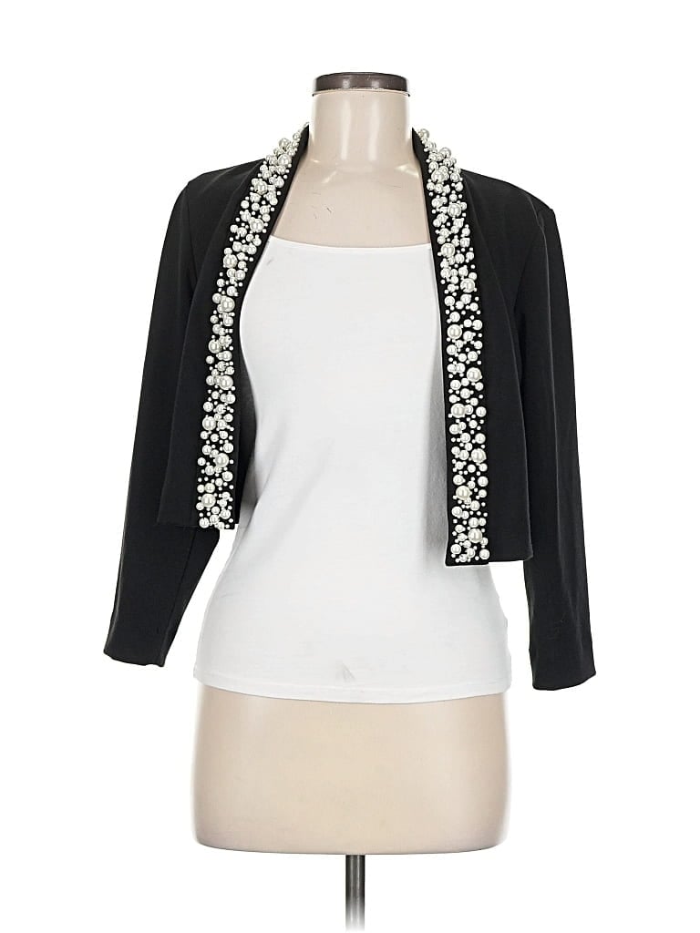 Pre-owned Calvin Klein Cardigan Sweater In Black