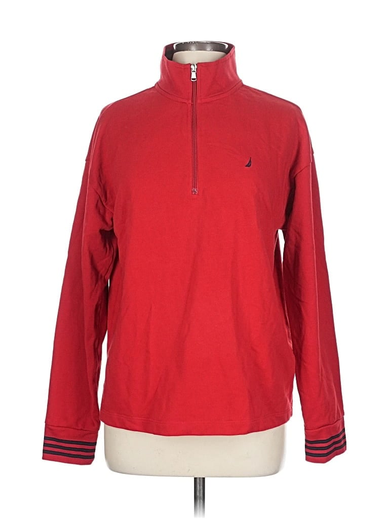 Pre-owned Nautica Pullover Sweater In Red