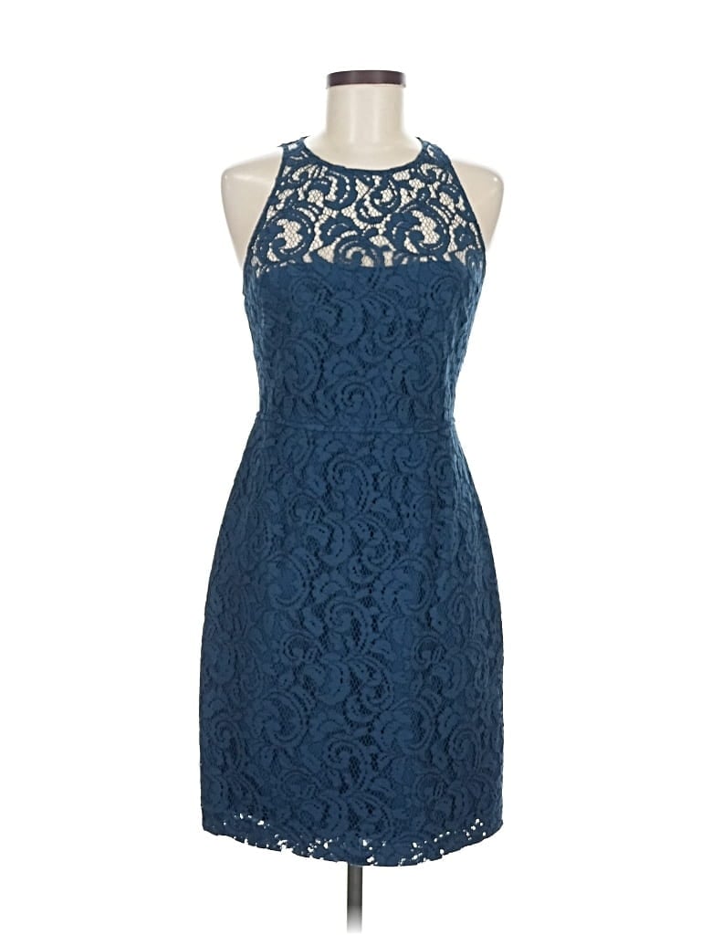 Pre-owned Jcrew Cocktail Dress In Blue