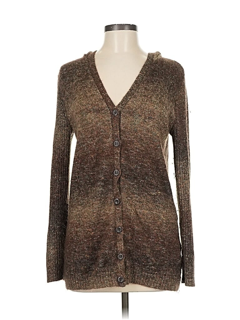 Pre-owned Dressbarn Cardigan Sweater In Brown