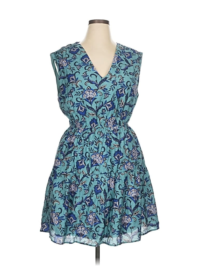 Pre-owned Evereve Casual Dress In Blue