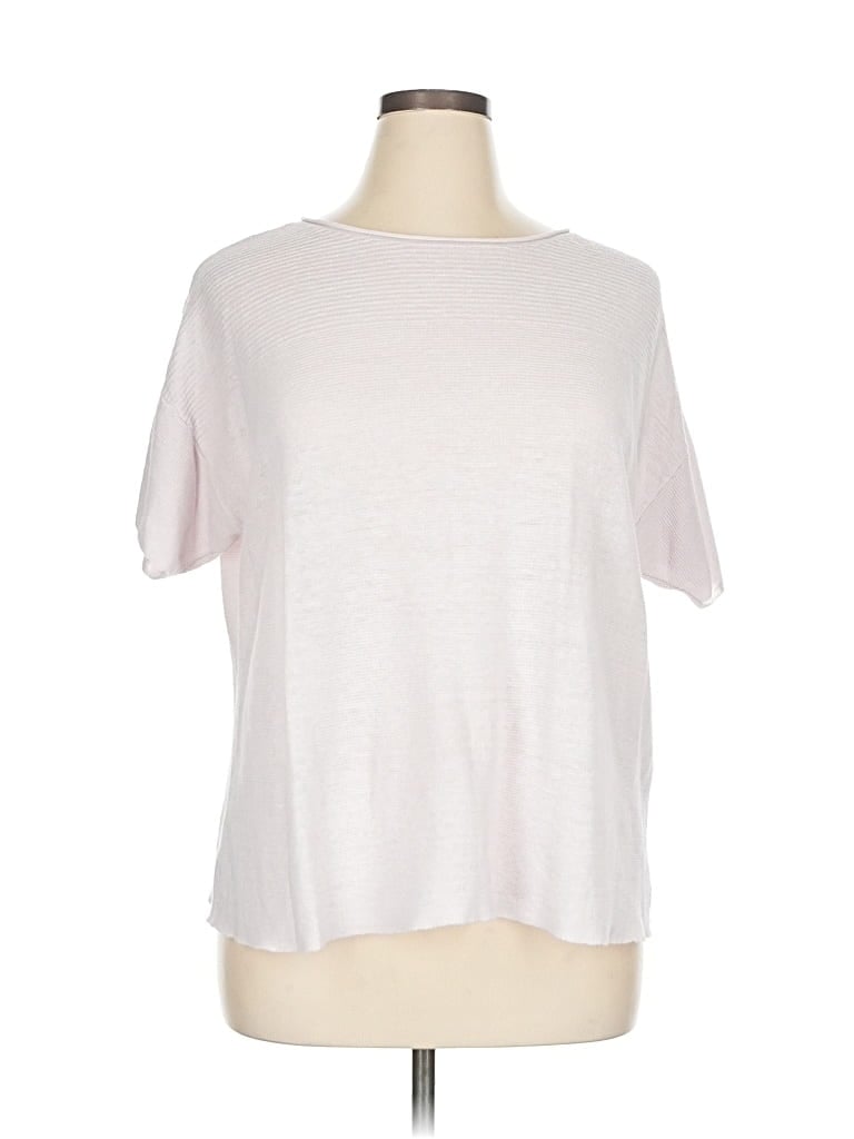Pre-owned Eileen Fisher Pullover Sweater In Pink