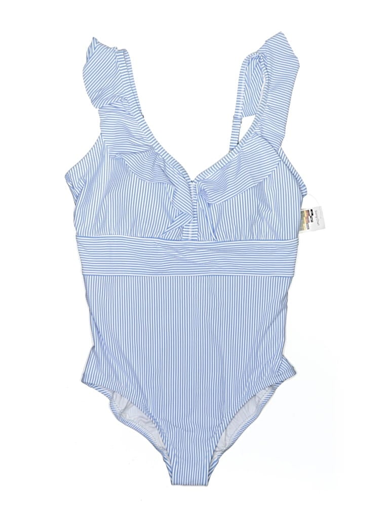 Time And Tru One Piece Swimsuit In Blue