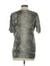 Stella McCartney 100% Silk Silver Tan Short Sleeve Silk Top Size EU (IT) 40 / US 4 - photo 2