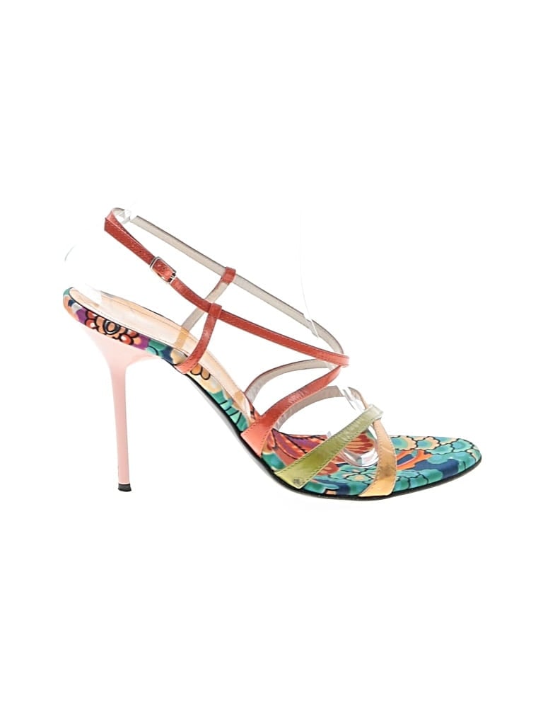 Pre-owned Casadei Sandals In Yellow