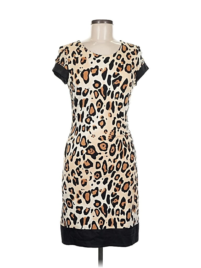 Pre-owned Caché Casual Dress In Brown