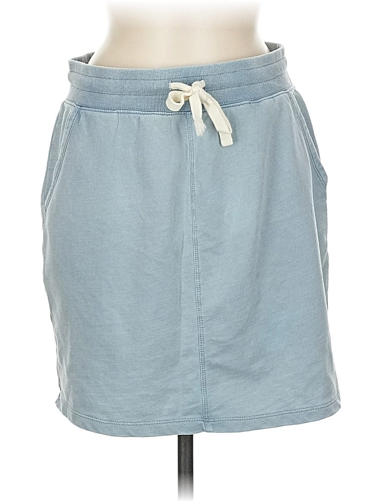Pre-owned Thread & Supply Casual Skirt In Blue