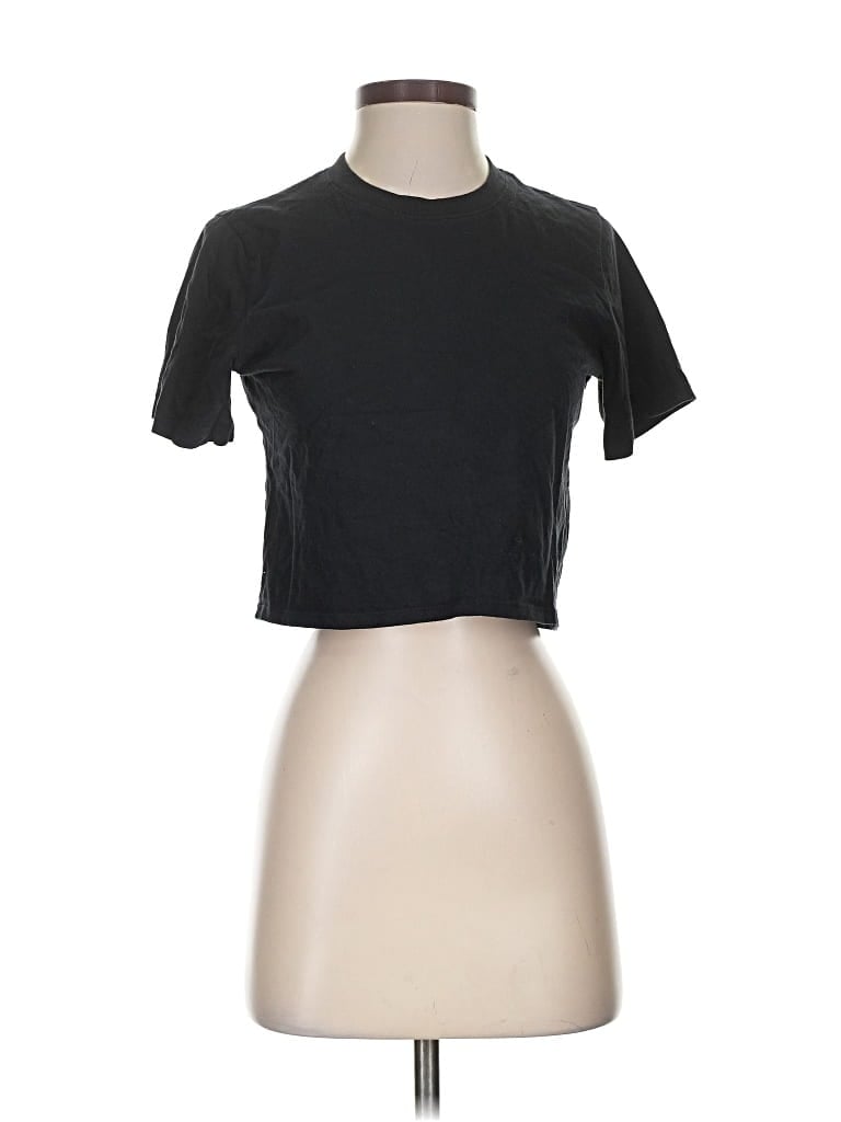 Pre-owned Abercrombie & Fitch Short Sleeve T-shirt In Black