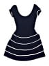 Aqua Stripes Blue Dress Size 13 (estimated) - photo 1