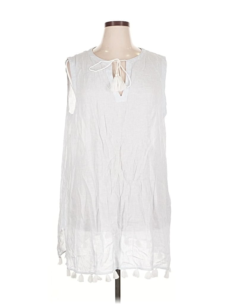 Pre-owned Tahari Casual Dress In White
