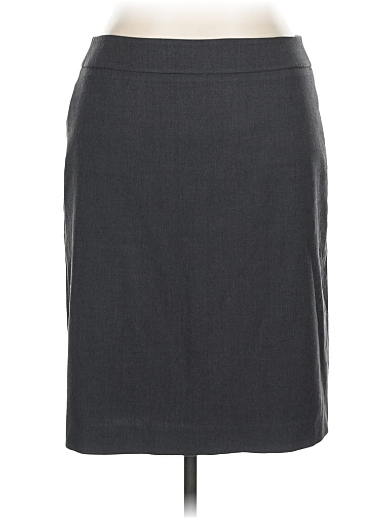 Pre-owned Calvin Klein Formal Skirt In Gray