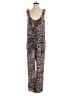Rachel Zoe Animal Print Brown Jumpsuit Size 2 - photo 1