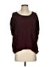 Hard Tail 100% Rayon Burgundy Short Sleeve Top Size S - photo 1