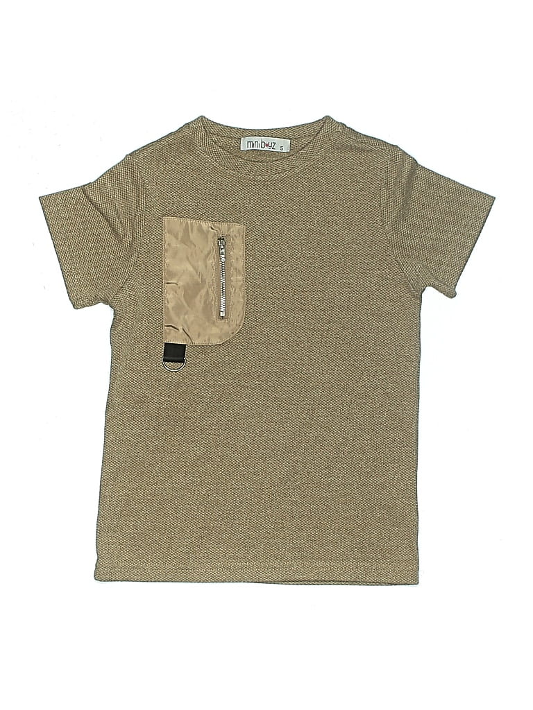 Pre-owned Assorted Brands Kids' Short Sleeve T-shirt In Gold