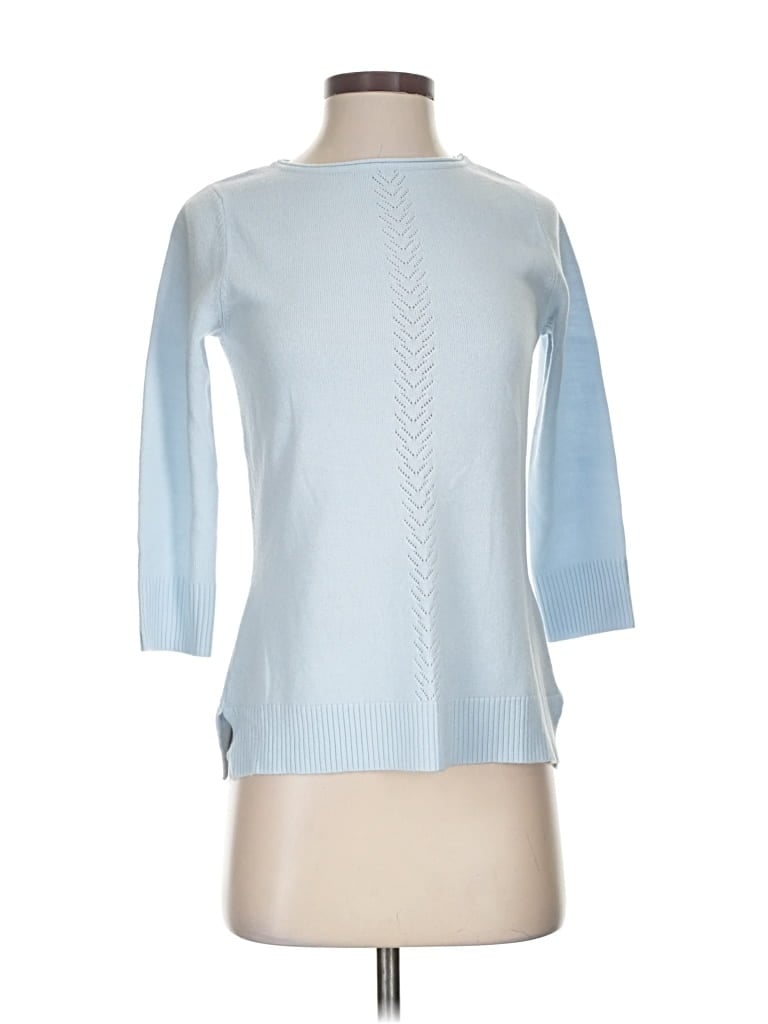 Pre-owned Karen Scott Pullover Sweater In Blue