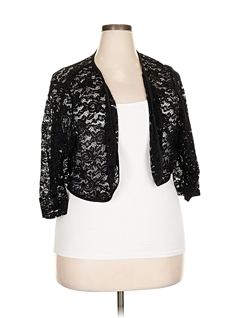 Pre-owned Agnes Orinda Kimono In Black