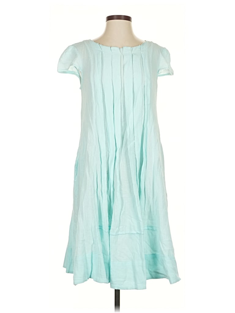 Pre-owned April Cornell Casual Dress In Blue