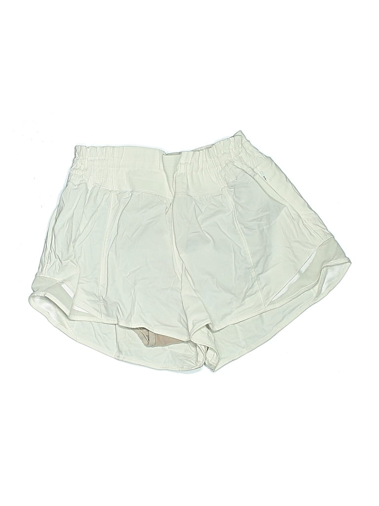Pre-owned Lululemon Athletica Shorts In White