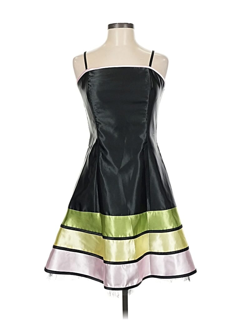 Pre-owned Jessica Mcclintock Cocktail Dress In Black