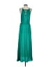 Assorted Brands 100% Polyester Teal Green Casual Dress Size S (estimated) - photo 2
