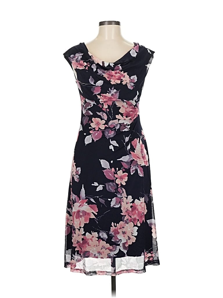 Pre-owned Connected Apparel Casual Dress In Black