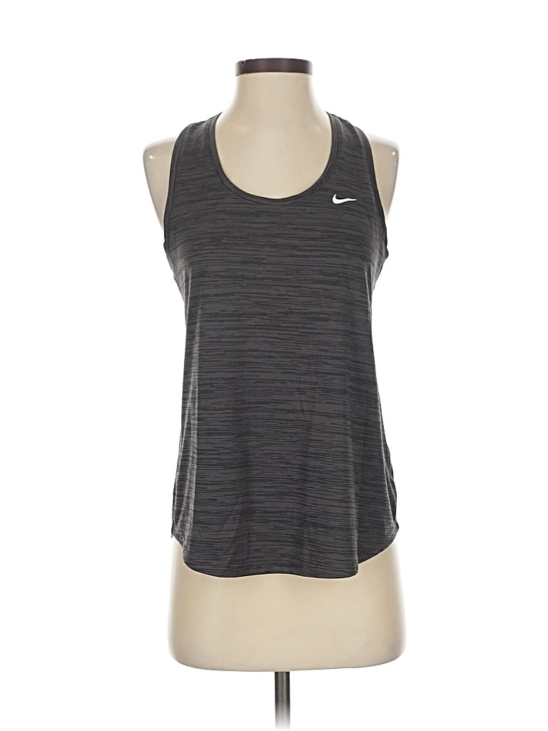 Pre-owned Nike Active Tank Top In Gray